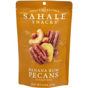 Sahale Pecans Banana Rumami Glazed Mix-4 oz.-6/Case