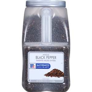 Mccormick Whole Black Pepper-5.75 lb.-3/Case