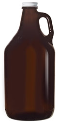 Libbey 64 oz. Amber Growler With Lid-6 Each