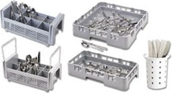 Cambro Camrack 19.75 Inch X 19.75 Inch X 4 Inch X 18 Square X 2.625 Compartment Full Size Flatware Rack-1 Each