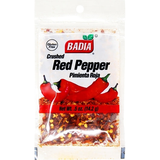 Badia Crushed Red Peppers-0.5 oz.-12/Box-48/Case