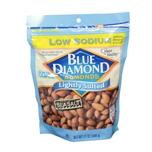 Blue Diamond Almonds Almonds Lightly Salted 12 oz.-12 oz.-6/Case