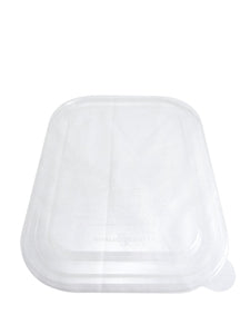 World Centric 10 Inch X 7.5 Inch Compostable Ingeo Tray Lid-50 Each-8/Case