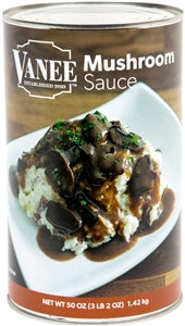 Vanee Mushroom Sauce-50 oz.-12/Case