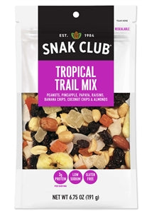 Snak Club Century Snacks Tropical Mix-6.75 oz.-6/Case