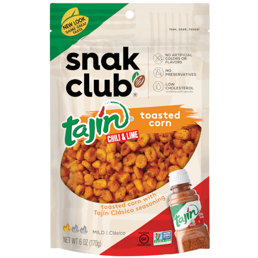 Snak Club Tajin Clasico Toasted Corn-6 oz.-6/Case