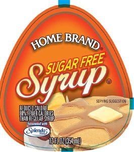 Carriage House Sugar Free Pancake Syrup Bottle-12 oz.-12/Case