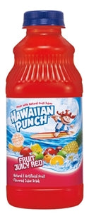 Hawaiian Punch Fruit Juicy Red-32 fl oz.s-12/Case