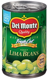 Del Monte Harvest Select Green Lima Bean-15.25 oz.-12/Case