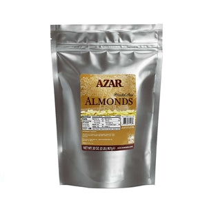 Azar Slice Blanched Almond-2 lb.-3/Case