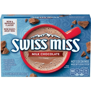 Swiss Miss Hot Cocoa Mix Milk Chocolate-8.28 oz.-12/Case