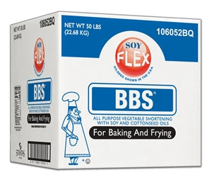 Bbs Soy Flex All Purpose Vegetable Shortening-50 lb.-1/Case