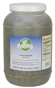 Bay Valley Sweet Relish Bulk-1 Gallon-4/Case