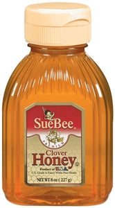 Sue Bee Bottle Honey Bottle-8 oz.-12/Case