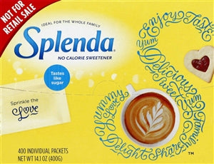 Splenda Sucralose No Calorie Sweetener Packets Foodservice-14.1 oz.-4/Case