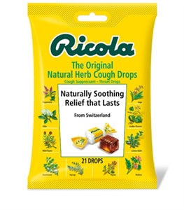 Ricola Original Throat Drops Clip Strips-24 Count-1/Case