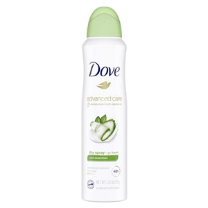 Dove Advance Dry Spray Invisible Cool Essential Aerosol Antiperspirant-3.8 oz.-3/Box-4/Case
