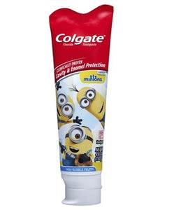 Colgate Junior Minons Mild Bubble Fruit Toothpaste-4.6 oz.-6/Box-2/Case