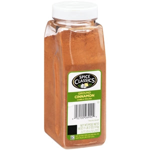Spice Classics Ground Cinnamon-18 oz.-6/Case