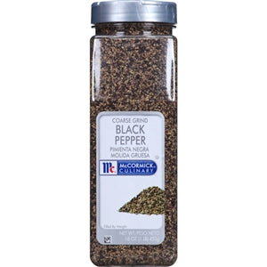 Mccormick Coarse Ground Black Pepper-1 lb.-6/Case