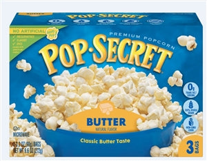 Pop Secret Butter Popcorn-9.6 oz.-6/Case