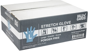 Valugards Stretch Poly Large Glove-100 Each-100/Box-10/Case