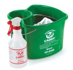 San Jamar Kleen-Pail Caddy 1 Green Caddy And 1 Spray Bottle-1 Each