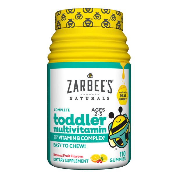 Zarbee's Toddler Multivitamin Gummies-110 Count-3/Box-4/Case