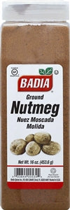 Badia Ground Nutmeg-16 oz.-6/Case