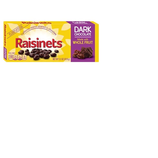 Raisinets Dark Chocolate Covered Raisins-3.1 oz.-15/Case