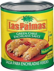 Las Palmas Green Enchilada Medium Sauce-102 oz.-6/Case