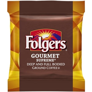 Folgers Caffeinated Fraction Pack Gourmet Supreme-1.75 oz.-1/Case