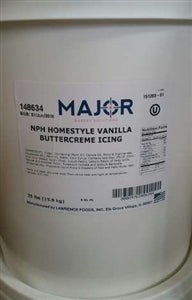 Major Bakery Solutions Nph Homestyle Vanilla Buttercreme Icing-35 lb.