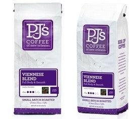 Pj's Coffee Of New Orleans Viennese Roast Whole Bean-5 lb.-4/Case
