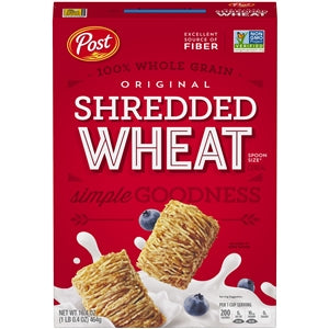 Post 100% Whole Grain Original Cereal-16.4 oz.-6/Case