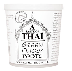 A Taste Of Thai Green Curry Paste-35 oz.-3/Case