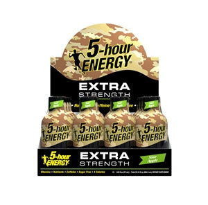 5-Hour Energy Extra Strength Sour Apple Energy Shot-1.93 fl oz.s-12/Box-18/Case