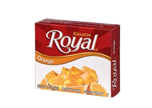 Royal Orange Flavored Gelatin Mix-1.41 oz.-12/Case