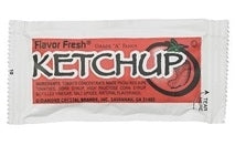 Flavor Fresh Fancy Poly Ketchup Single Serve-7 Gram-200/Case