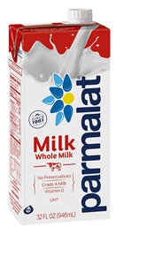 Parmalat. Whole Milk Shelf Stable Ultra High Temperature Pasteurized-2.15 lb.-1/Box-12/Case