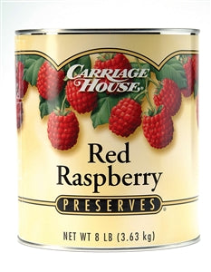 Carriage House Preserves Red Raspberry With Seeds-8 lb.-6/Case