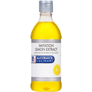 Mccormick Lemon Imitation-1 Pint-6/Case