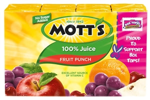 Mott's 100% Juice Fruit Punch-54 fl oz.s-4/Case