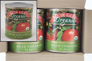 Muir Glen Organic Diced Tomatoes-102 oz.-6/Case