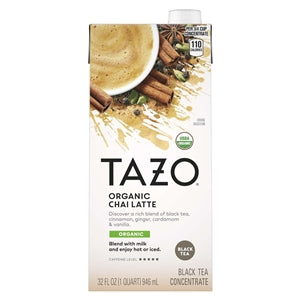 Tazo Chai Tea Concentrate-32 fl oz.s-6/Case