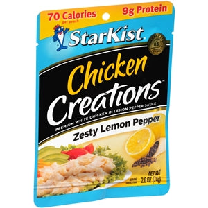 Starkist Lemon Pepper Chicken Creations Pouch-2.6 oz.-12/Case