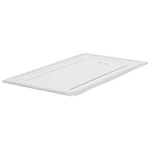 Cambro Camwear 12.75 Inch X 20.875 Inch Full Size Clear Flat Lid Cover-1 Each