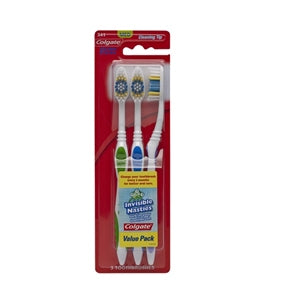 Colgate Value Pack Extra Clean Medium Manual Toothbrush-3 Each-6/Box-4/Case