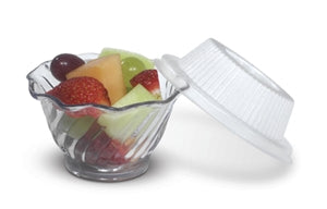 Dinex Clear Dome Lid-1000/Pack- 1/Case-1000/Case