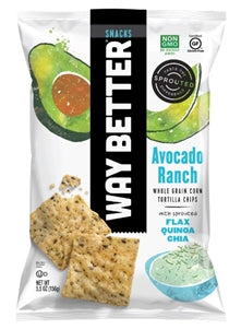 Way Better Snacks Avocado Ranch Chips-5.5 oz.-12/Case